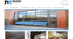 Desktop Screenshot of maxsonassociates.com